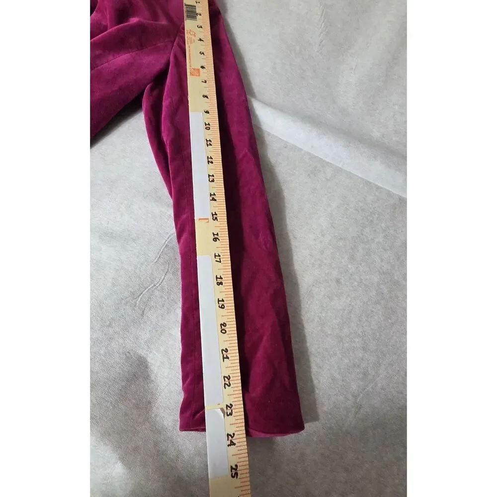 Y2K Ann Taylor Pink Berry Velvet Stylish Versatile Cotton Women Blazer